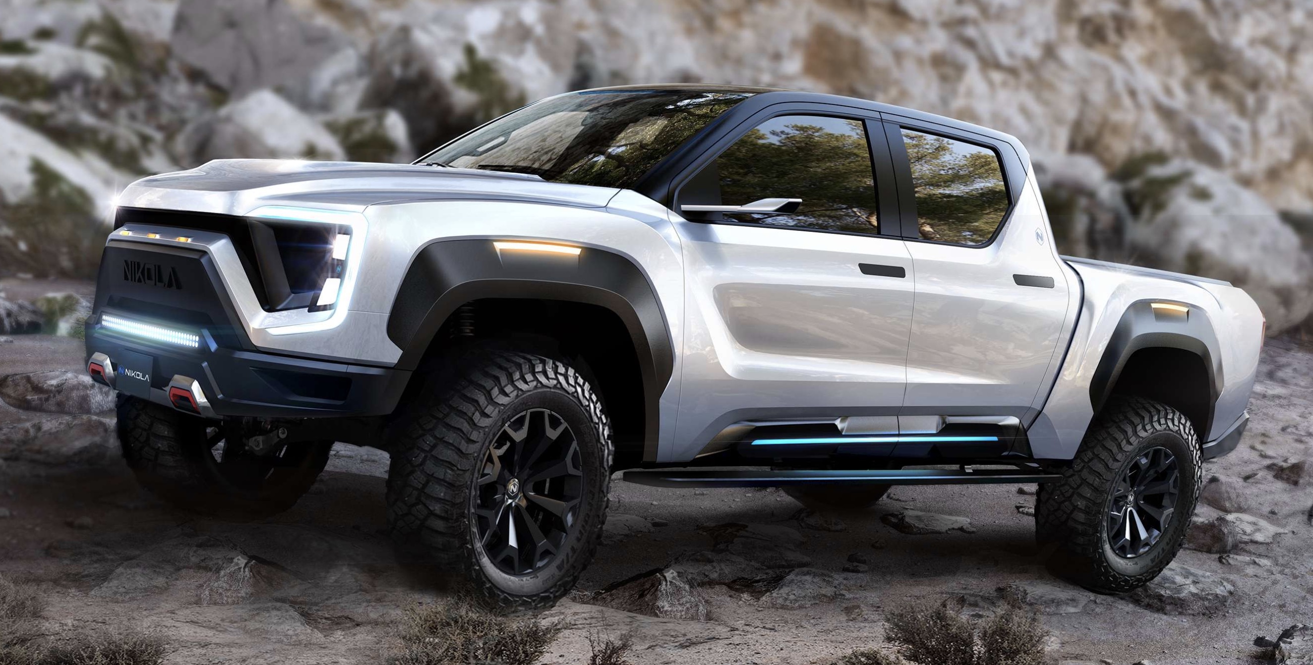 Nikola Motors electric pickup truck the Badger