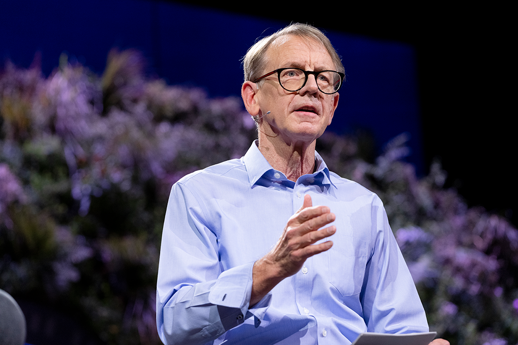 John Doerr speaks at TED Countdown Summit on October 14, 2021 in Edinburgh, Scotland.