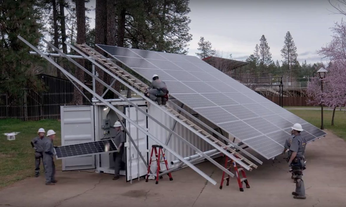 Box Power, microgrid, shipping container, solar