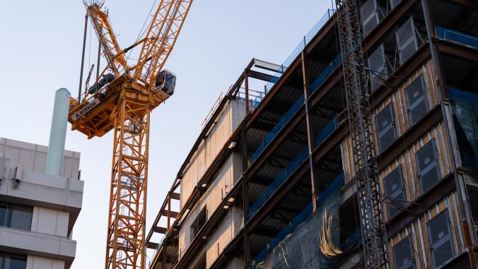 Boston construction site