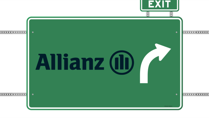 Allianz徽标出口标志