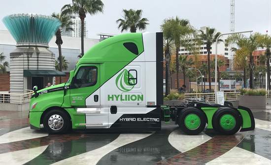 Hyliion的混合动力半卡车