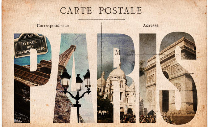 巴黎的明信片
