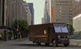 雷神卡车公司和UPS公司制作的电动送货车模型。