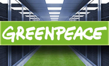 绿色和平组织为雅虎、谷歌、Akamai等绿色能源领袖形象而欢呼