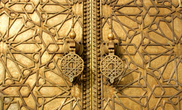 摩洛哥马拉喀什的金色大门