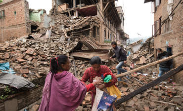尼泊尔地震的生物模拟恢复力