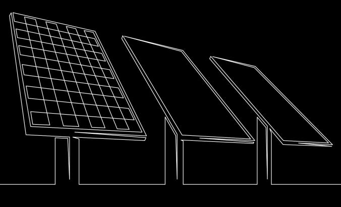 Illustration of solar panels.