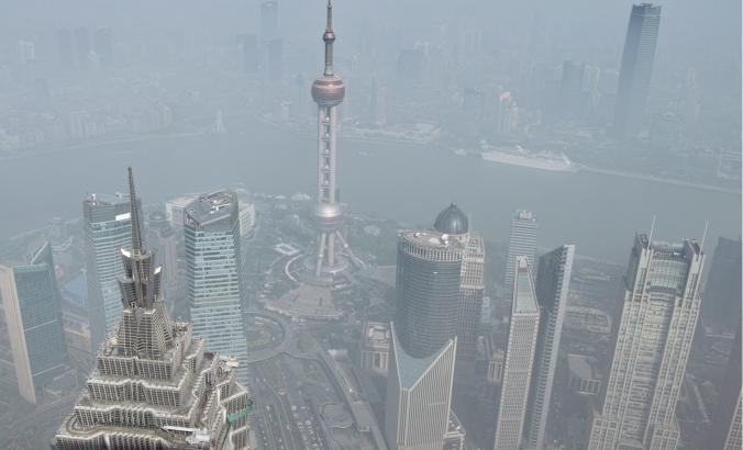 The Skyline of Shanghai.