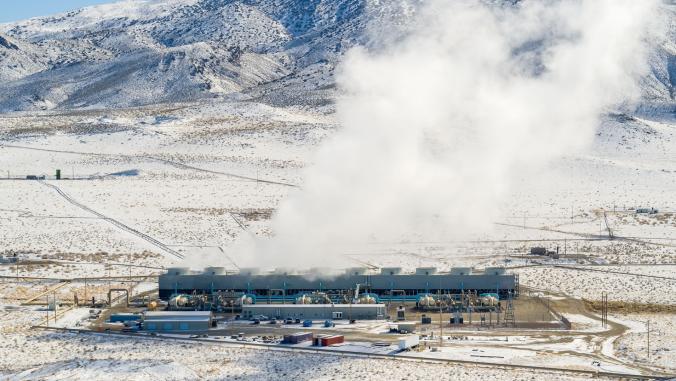 Fervo geothermal rigs in Nevada